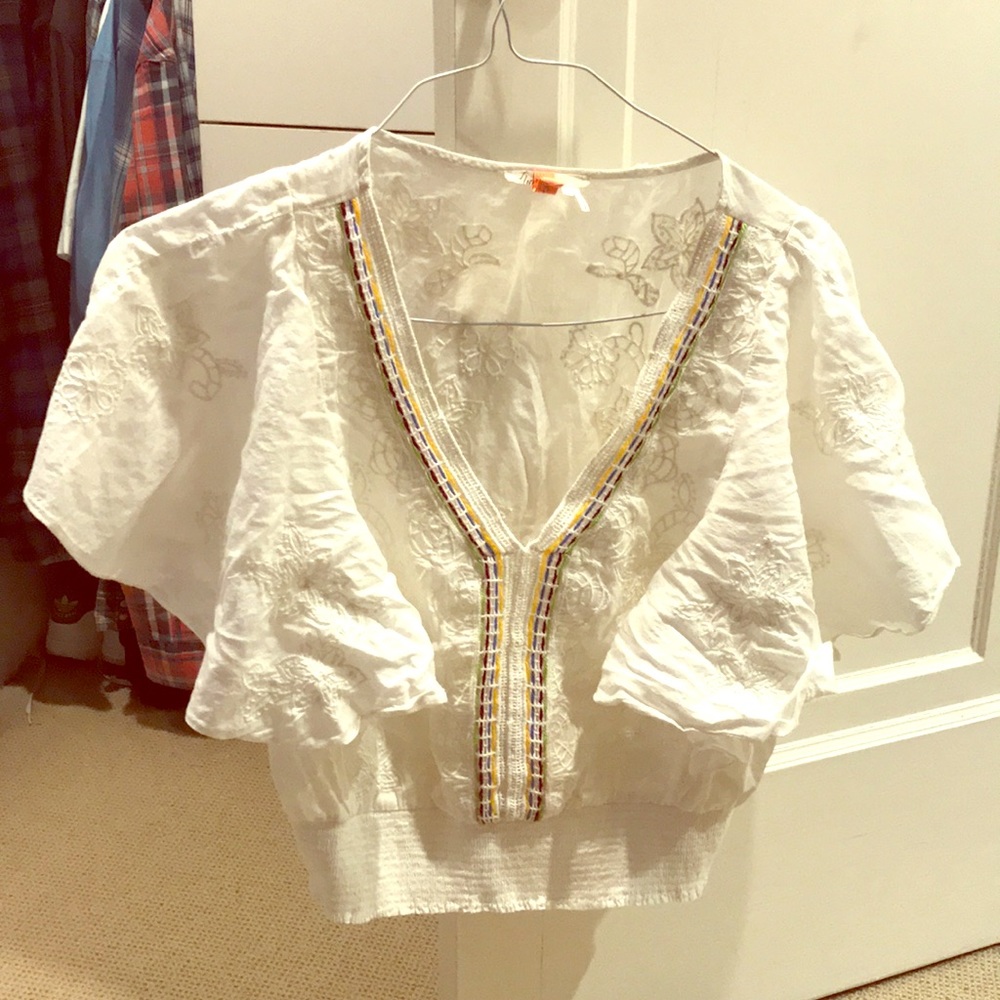 Bohemian frilly shirt